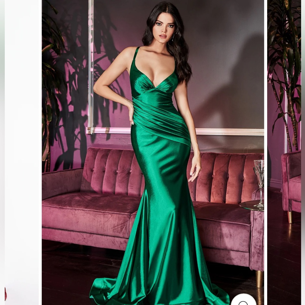 Green Spaghetti Strap Dress